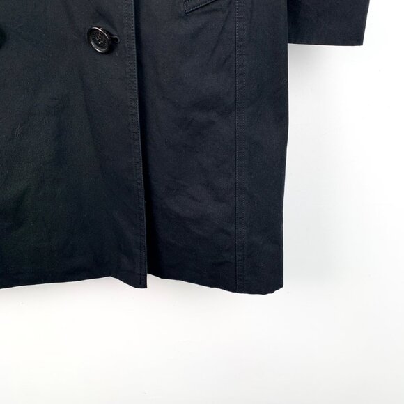 Burberry Black cotton double-breasted trench coat - Picture 4 of 7